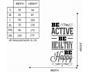 Be Active Quotes Wall Decal Motivational Vinyl Art Stickers